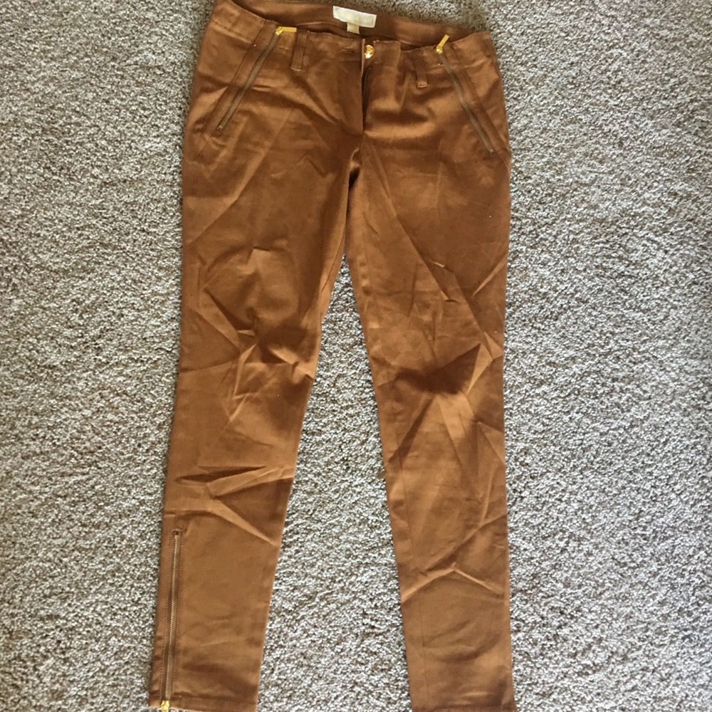 Michael Kors Khaki Cigarette Pants